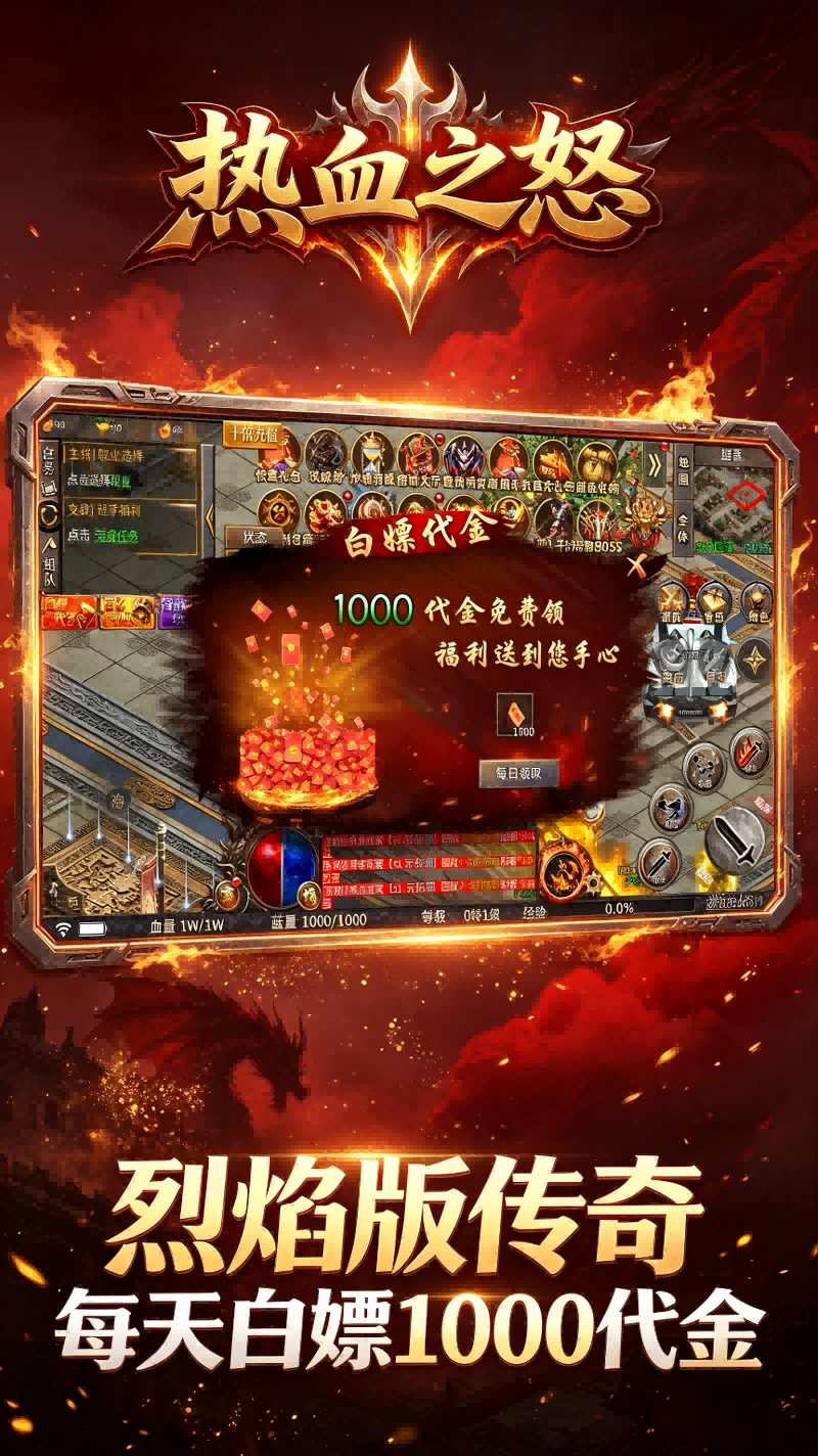 热血之怒（烈焰1折1000免费版） 游戏图片 2