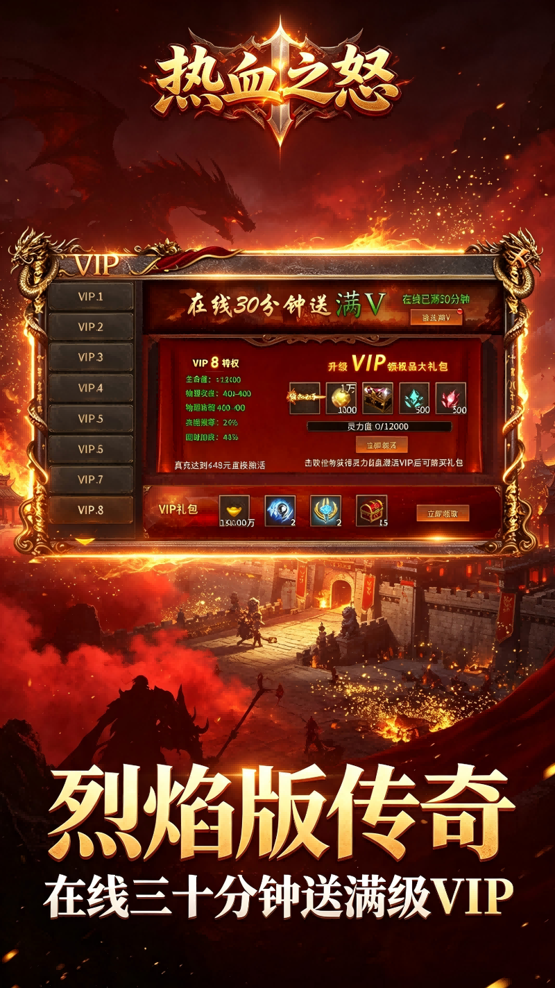 热血之怒（烈焰1折1000免费版） 游戏图片 4